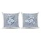 Stupell Industries Delicate Flower Bunches 2pc Outdoor Printed Pillow Set design by Marilyn Dunlap, 18 x 7 x 18